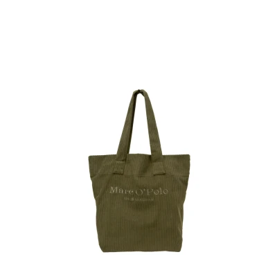 Afbeelding van Marc O&#039;Polo Shopper schoudertas Diania Mossy Olive donkergroen