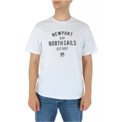 Afbeelding van Newport Graphic Tee Short Sleeve Crew White Shirts