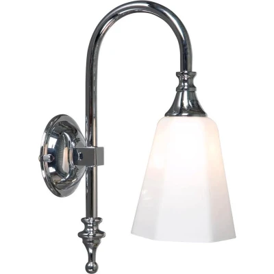Afbeelding van Badkamer Classic Boog Opal Wit Hexa 1Xg9Ip44 Chroom 2
