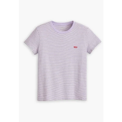 Afbeelding van Levi&#039;s Perfect TEE Tshirt print, Dames, Maat: XS, Heirloom lilac