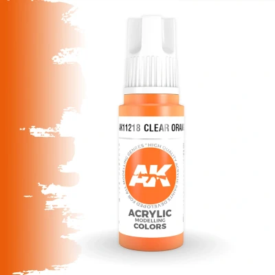 Afbeelding van Clear Orange Acrylic Modelling Colors 17ml AK11218