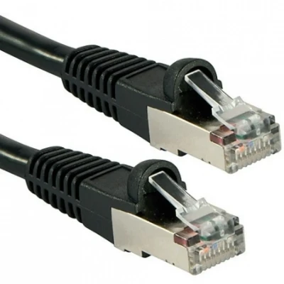 Afbeelding van LINDY 47184 RJ45 Netwerkkabel, patchkabel CAT 6A S/FTP 15.00 m Zwart 1 stuk(s)