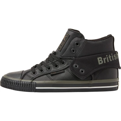 Afbeelding van British Knights ROCO HEREN SNEAKERS HOOG, BLACK, 46, SYNTHETISCH