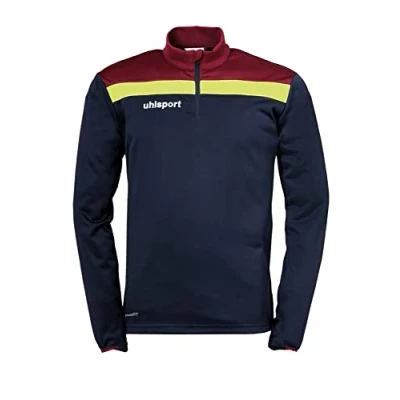 Afbeelding van Uhlsport Offense 23 Ziptop Heren Marine / Bordeaux Fluogeel Maat: S