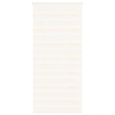 Afbeelding van vidaXL Zebra rolgordijn 115x200 cm stofbreedte 110,9 marmerbeige