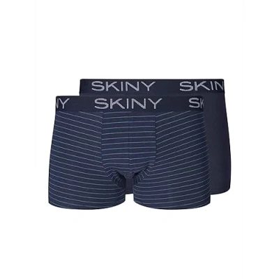 Afbeelding van SKINY selection 2P boxers streep &amp; blauw L