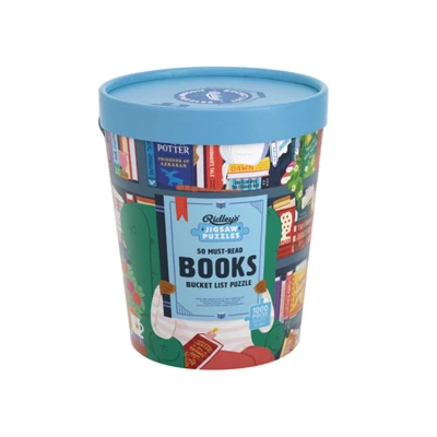 Afbeelding van 50 Must Read Books of the World Bucket List 1000 Piece Puzzle