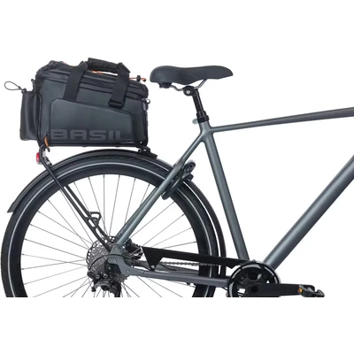 Afbeelding van Basil Miles Tarpaulin bagagedragertas XL Pro BikeTotaal.nl Zwart
