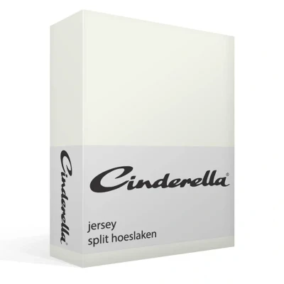 Afbeelding van Jersey Split Hoeslaken Cinderella Ivory 180 x 200/210 cm
