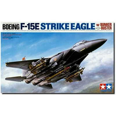 Afbeelding van 1:32 Tamiya 60312 Boeing F 15E Bunker Buster Strike Eagle Plastic Modelbouwpakket