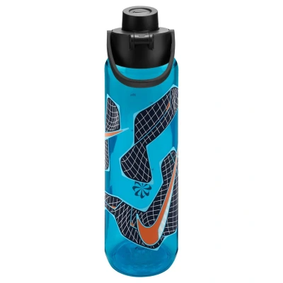 Afbeelding van Nike Performance Renew Recharge CHUG Bottle 709ML Unisex Bidon, Maat: One Size, blue fury/black/hyper crimson/blackened