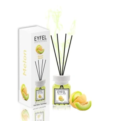 Afbeelding van EYFEL REED DIFFUSER GEURSTOKJES HUISPARFUM MELON 120ML