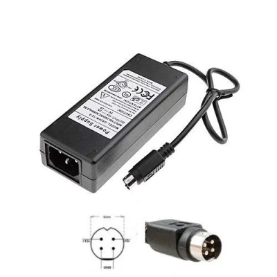 Afbeelding van Top oplader * netadapter voeding 12 V 5 2 A 4 pin voor LACIE D2 Quadra harde schijf 500 GB
