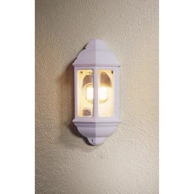 Afbeelding van Konstsmide Cagliari 230V wandarmatuur flush 36cm OUTDOOR matwit