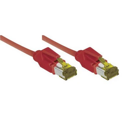 Afbeelding van Netwerksnoer RJ45 op Kabel CAT 7 S/FTP LSOH SNG rood 5 m