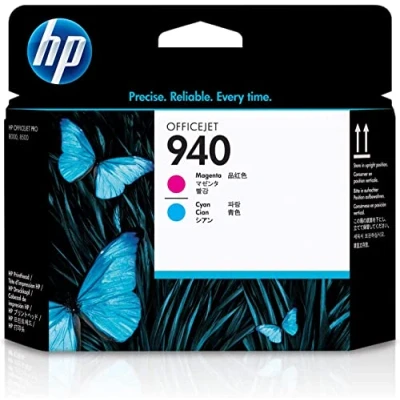 Afbeelding van HP 940 Inkt Printhead Cyaan, Magenta, 2 kleuren Printkop (C4901A) origineel van