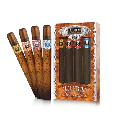 Afbeelding van Cuba Variety Set includes All Four 35 ml Sprays, Red, Blue, Gold and Orange