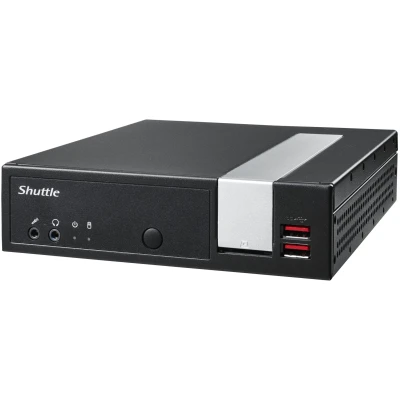 Afbeelding van Shuttle XPÐ¡ slim DL20N6V2 PC/workstation barebone 1,35L maat pc Zwart Intel SoC BGA 1090 N6005 2 GH