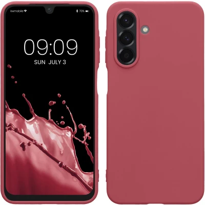 Afbeelding van kwmobile telefoonhoesje geschikt voor Samsung Galaxy A26 5G Hoesje smartphone Back cover in donkerroze