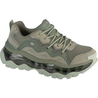 Afbeelding van Skechers UNO Chaos Sneakers laag, Dames, Maat: 39, Sage Leer en textiel