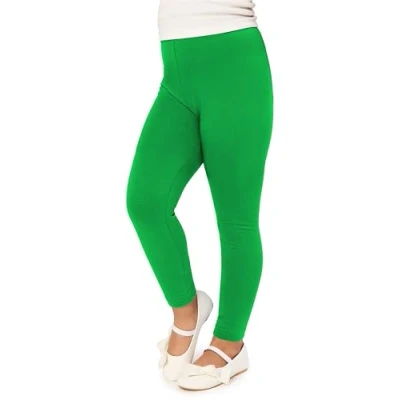Afbeelding van Merry Style MS MS10 130 LE Meisjes Lang Leggings Sport Vrijetijdsbroek Viscose Sporbroek Yogabroek Groen 158