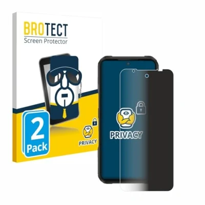 Afbeelding van BROTECT (2 Stuks) Privacy Schermbeschermer voor Doogee V20 [Anti Spy, Screen Protector, Blue Light Filter]
