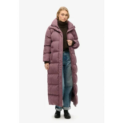 Afbeelding van Superdry Vrouwen Lange Maxi pufferjas Zwart Grootte: 40