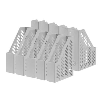 Afbeelding van Han tijdschriftenhouder grijs 10 stuks