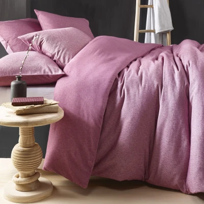 Afbeelding van Dekbedovertrek De Witte Lietaer Tarbot Lilac Flanel 140 x 200 / 220 cm 1 Persoons