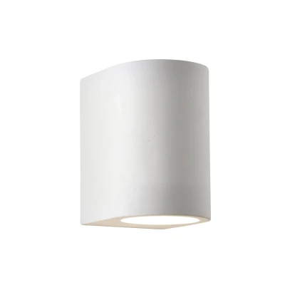 Afbeelding van Searchlight Gypsum Overschilderbare Wandverlichting 10 X 15 Cm Wit