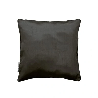 Afbeelding van douceur d&#039;Intérieur Shanung Shana Kussensloop, incl. kussen, polyester, 40 x cm, effen, antraciet, 1 404 cm