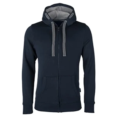 Afbeelding van Men&#039;s Hooded Jacket met ritssluiting Navy L