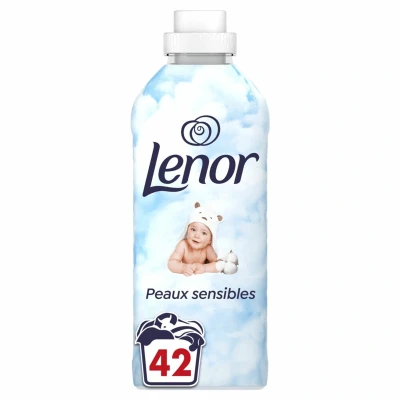 Afbeelding van 12x Lenor Wasverzachter Sensitive 42 Wasbeurten 882 ml
