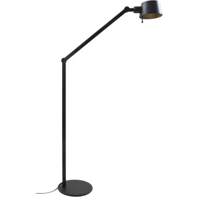 Afbeelding van Vloerlamp Lucande Silka, hoogte 173 cm, zwart, metaal