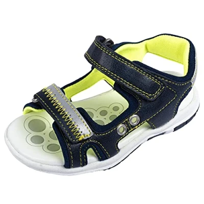Afbeelding van Chicco, Sandaal Met Dubbele Klittenbandsluiting, Kinderen En Tieners, Blauw (1), 29 EU, Design in Italië