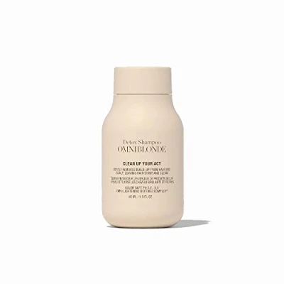 Afbeelding van Omniblonde Clean Up Your Act Detox Shampoo 40ml Haibu by Kapperskorting.com