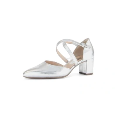 Afbeelding van Gabor Klassieke pumps voor dames, hakschoenen, zilver 31, 41 EU