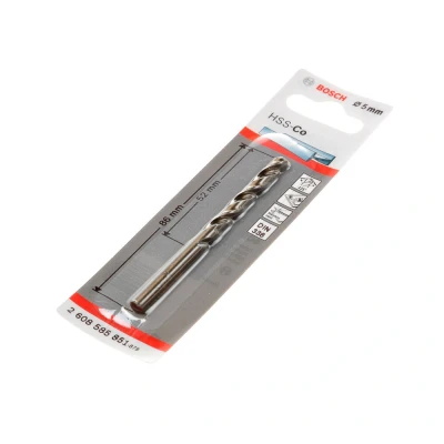 Afbeelding van Bosch Metaalboor HSS Co diameter 5mm