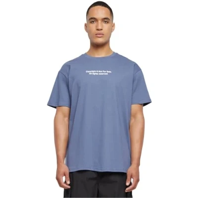 Afbeelding van Upscale by Mister Tee Fingerprint Oversize Tshirt print, Heren, Maat: Medium, Vintageblue