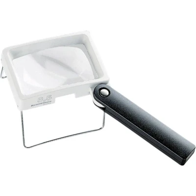 Afbeelding van Eschenbach 2034 Vergrootglas Vergrotingsfactor: 3.5 x Lensgrootte: (l b) 75 mm 50 Wit, Zwart