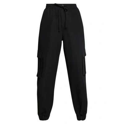Afbeelding van Urban Classics Ladies Viscose Twill Cargo Pants Broek, Dames, Maat: Small, Black