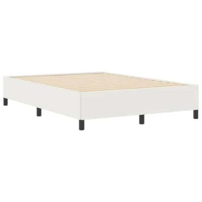 Afbeelding van vidaXL Bedframe Crème Hout 140 x 200 cm Rechthoekig Modern