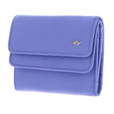 Afbeelding van Golden Head Madrid RFID Protect Billfold Coin Wallet With Front Flap Snap Closure Lavender