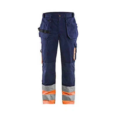 Afbeelding van Blaklader Werkbroek High Vis 1529 1860 Marineblauw/Oranje C64