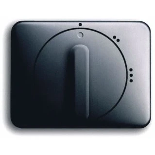 Afbeelding van Abb busch jaeger alpha draaigreep kunststof symbool 3 standen schakelaar standenschakelaar ip20 platina 2cka001710a3424