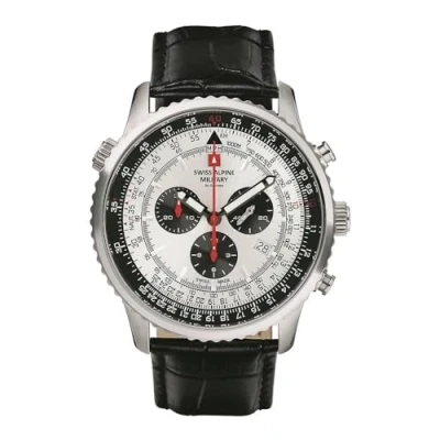 Afbeelding van Swiss Alpine Military 7078.9538 chronograaf heren horloge 45 mm