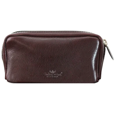 Afbeelding van Golden Head Leren Sleutelgeval Colorado Classic Zipped Key Case Bordeaux Bruine