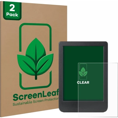 Afbeelding van ScreenLeaf Screenprotector voor Kobo Clara Colour Duurzame schermbescherming Folie Beschermfolie transparant (2 Stuks)