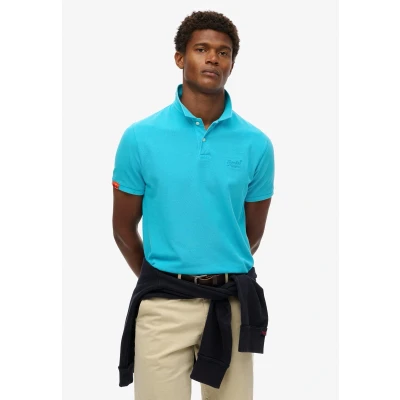 Afbeelding van Superdry regular polo lichtblauw