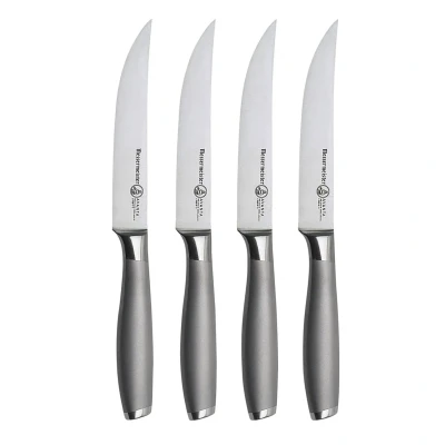 Afbeelding van Messermeister Avanta 4 delige zilvere steak messenset
